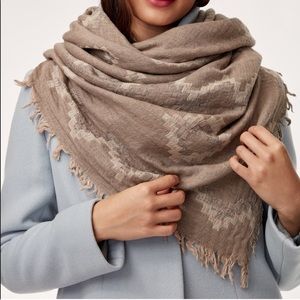 THREE PAIRS ARITZIA Wool Blanket Scarves BUNDLE
